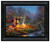 Disney Mickey and Minnie Sweetheart Campfire Brushstroke Vignette