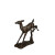 Jumping Fawn Bronze Sculpture