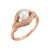 Freshwater Cultured Pearl Beaded Ring 14K Gold