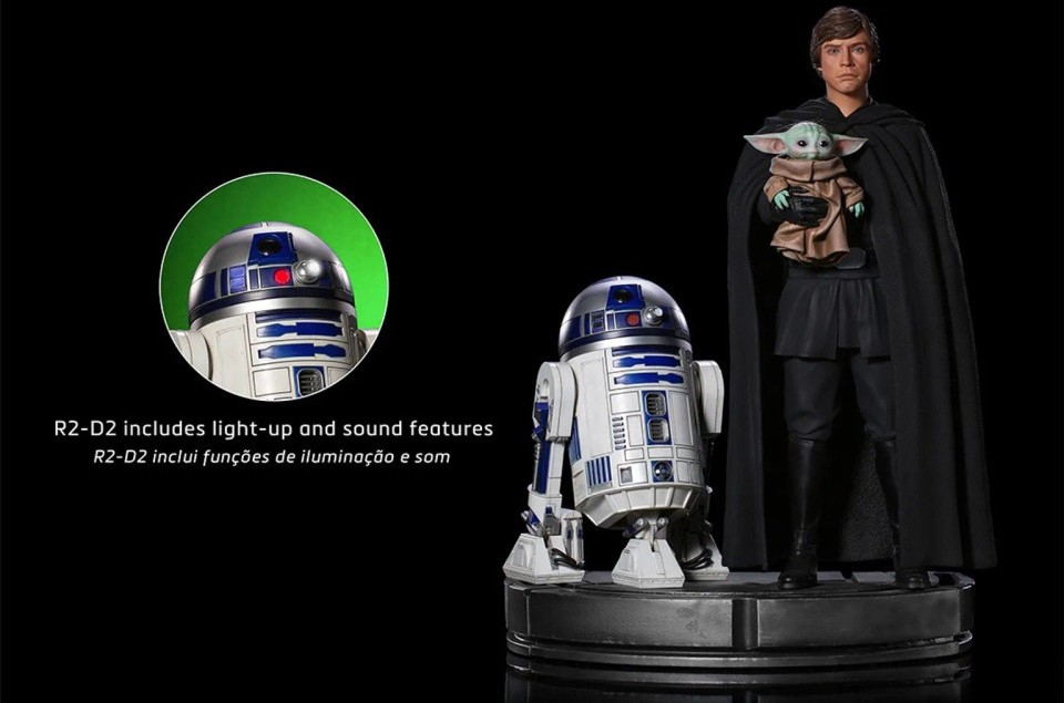 Diamond Select Toys Gentle Giant - Star Wars - Milestones A New Hope Luke Skywalker Training Statue