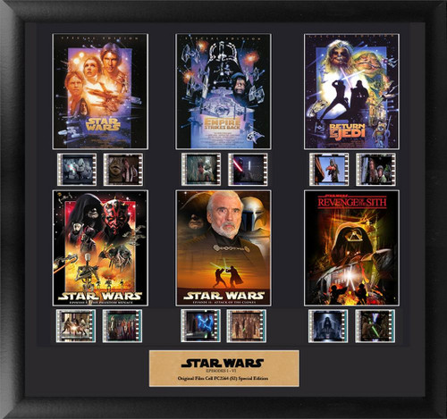 star wars movie posters framed