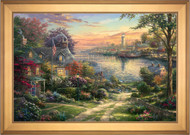 New England Harbor Artist Proof  #2/2 Canvas by Thomas Kinkade Studios