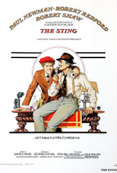  The Sting 1973 Movie Poster Fine Art Lithograph