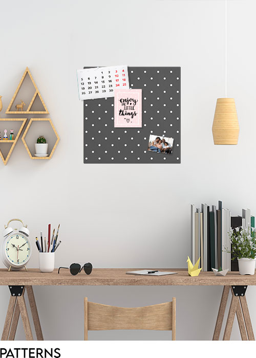 The Black and White Pattern Collection by No Nail Pinboard