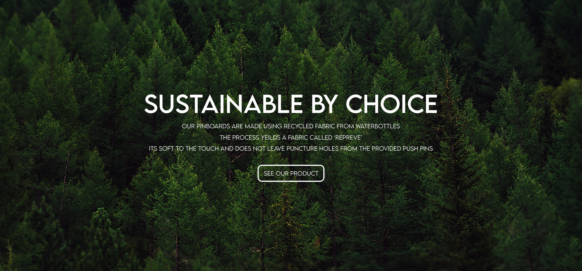 Sustainable by Choice - No Nail Pinboard