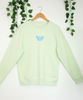 Reloved- Butterfly Grid Sweatshirt- M