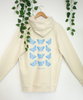 Reloved- Butterfly Grid Hoodie- XL