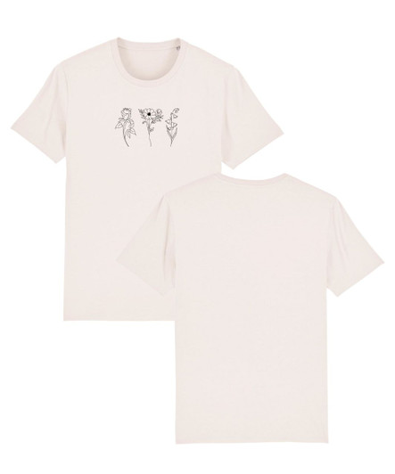 Unisex Flower Trio T-shirt
