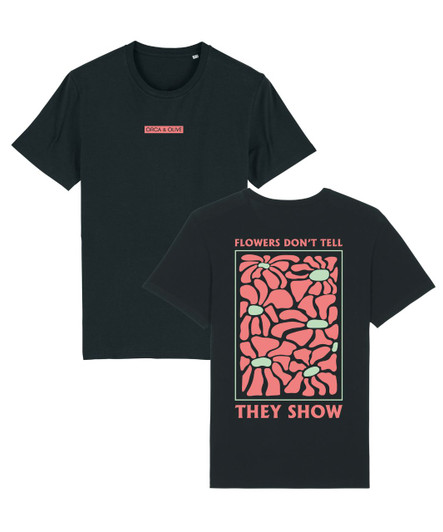 Unisex Flowers Don't Tell T-shirt