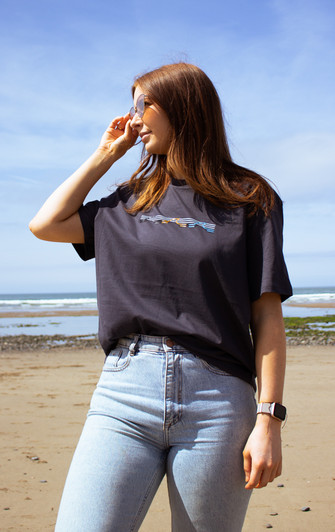 Unisex Colourful Waves T-shirt 