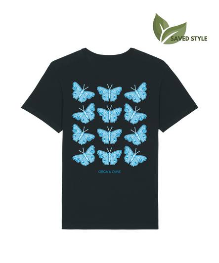 Reloved- Butterfly Grid T-shirt- L