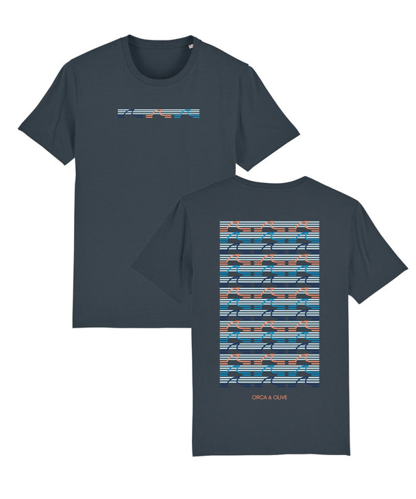 Unisex Colourful Waves T-shirt 