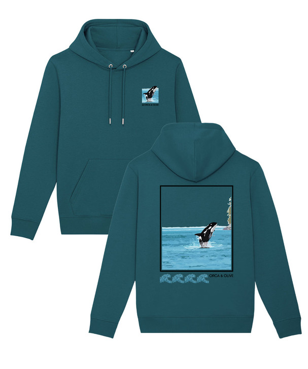 Unisex World Ocean Day Hoodie - Orca & Olive