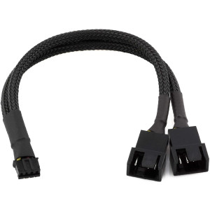 4-Pin PWM GPU Dual Fan Splitter Adapter Cable for Video Graphics Cards