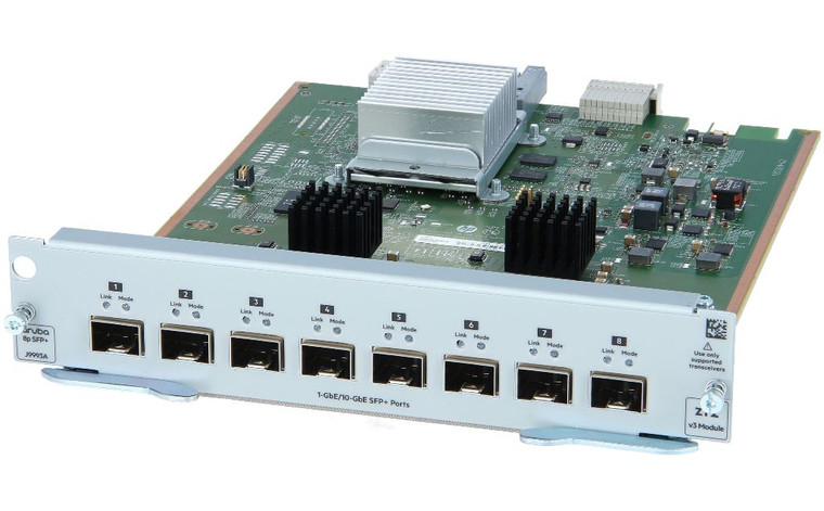 J9993A - HPE Aruba 8-port 1g/10gbe Sfp+ Macsec V3 Zl2 Expansion Module