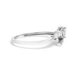 .925 Sterling Silver Diamond Accent "MOM" Heart Ring (J-K Color, I2-I3 Clarity) - Ring Size 7