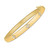 Size: 7 - 14k Yellow Gold Trilogy Diamond Bangle (5.40 mm)
