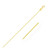 Size: 18'' - 14k Yellow Gold Gourette Chain 1.0mm (1.00 mm)
