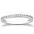 14k White Gold Slender Channel Set Diamond Wedding Ring Band Set 1/2 Around P150-87443-4.5