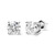 IGI Certified 14K White Gold 5.00 Cttw Round Brilliant-Cut Lab Grown Diamond Classic 4-Prong Stud E