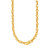 14k Yellow Gold Ornate Prince of Wales Chain Necklace