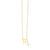 14K Yellow Gold Scorpio Necklace