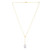 14k Yellow Gold Tesoro Pearl Lariat Necklace