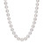 Pearl Necklace with Ball Clasp in 14K Yellow Gold