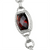 Fancy Ladies .925 Sterling Silver Necklace With Aaa Grade Cz In Garnet 