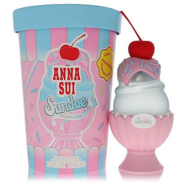 Anna Sui Sundae Pretty Pink by Anna Sui Eau De Toilette Spray 1.7 oz (Women)