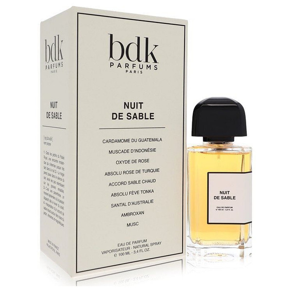 Bdk Nuit De Sable by Bdk Parfums Eau De Parfum Spray (Unisex) 3.4 oz (Women)