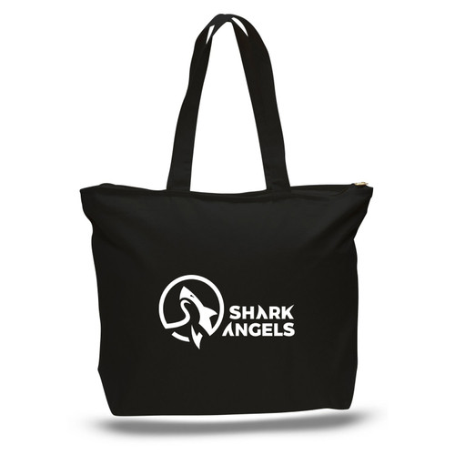 Shark Tote Bag with Shark Angels icon