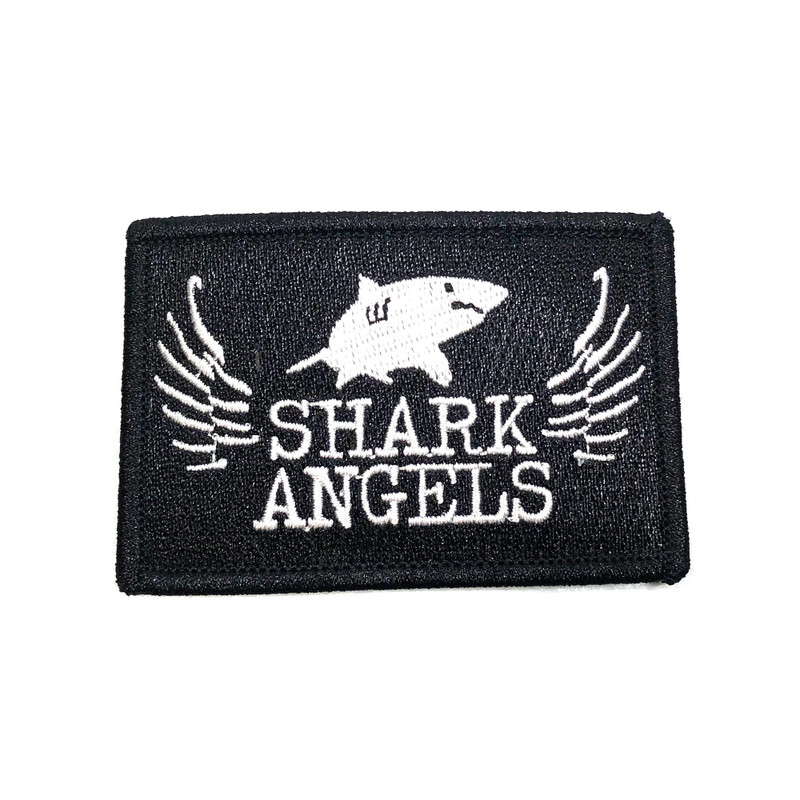 Classic SHARK ANGELS Patch in Black