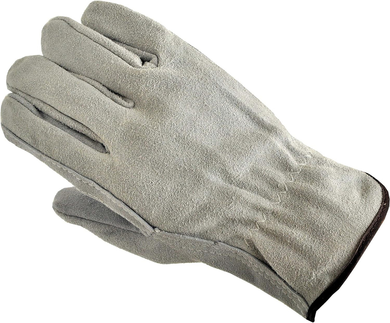 Premium Split Cowhide Leather Work Gloves, 3-Pair Pack