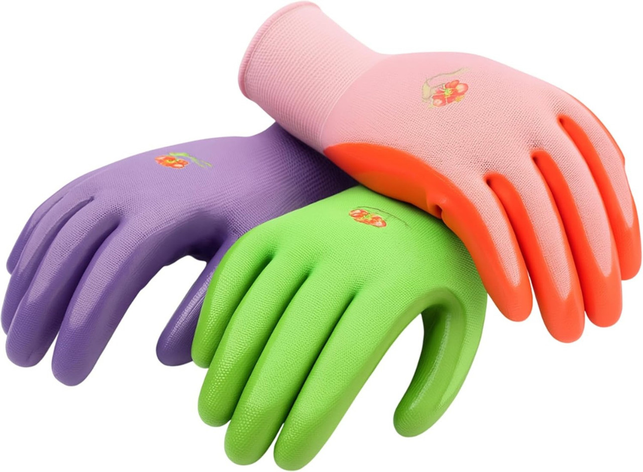 Women's Gardening Gloves, Micro-Foam Coated, 6-Pair
