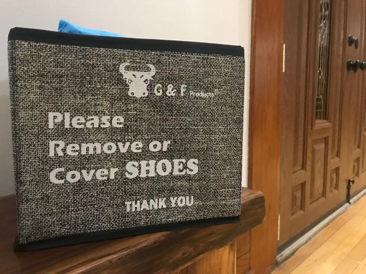 disposable shoe cover box for realtors