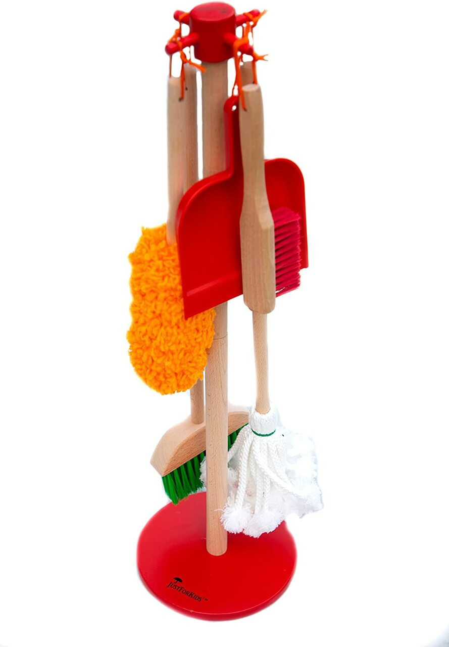 Shop Wooden Detachable Kids Cleaning Toy Set JustForKids