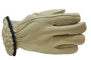 6302-3 Pile Lining Grain Cowhide Leather Work Gloves, Sold by each- 3 Pairs 6302-3 Pile Lining Grain Cowhide Leather Work Gloves, Sold by each- 3 Pairs
