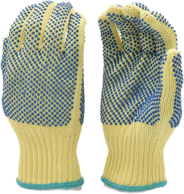 Yellow Kevlar Cut-Resistant Work Gloves Protect Your Hands in Kitchen, Woodworking, Carpentry