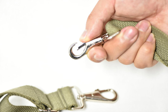 G & F Military Style Duffle Bag, Heavy Duty Water-Resistant Canvas, Adjustable Strap, Olive Green - G & F Products