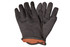 Brown jersey winter work gloves with red fleece lining — alternate view 8