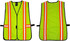 High-visibility reflective safety vest