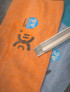 JH Cut-Resistant Sleeves with Thumb Slot in Orange