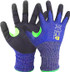 24G Ultra Thin A5 Cut Resistant Gloves, HPPE Nitrile Coated Breathable Work Gloves, Touchscreen Friendly, 3 Pairs