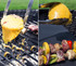 10037 BBQ Grill Mat Non-Stick Reusable, Extra Thick Heavy Duty, Black Grilling