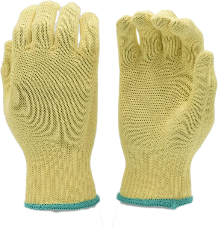  Cut-Resistant Kevlar Knit Work Gloves, 1 Pair, Yellow