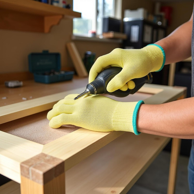 Cut-Resistant Kevlar Knit Work Gloves - view 7 - G & F Products