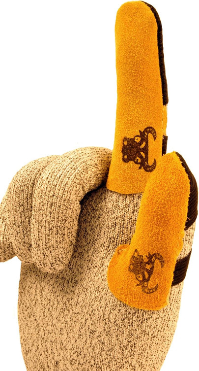 Cowhide leather finger guard by G&F Products — alternate view 2