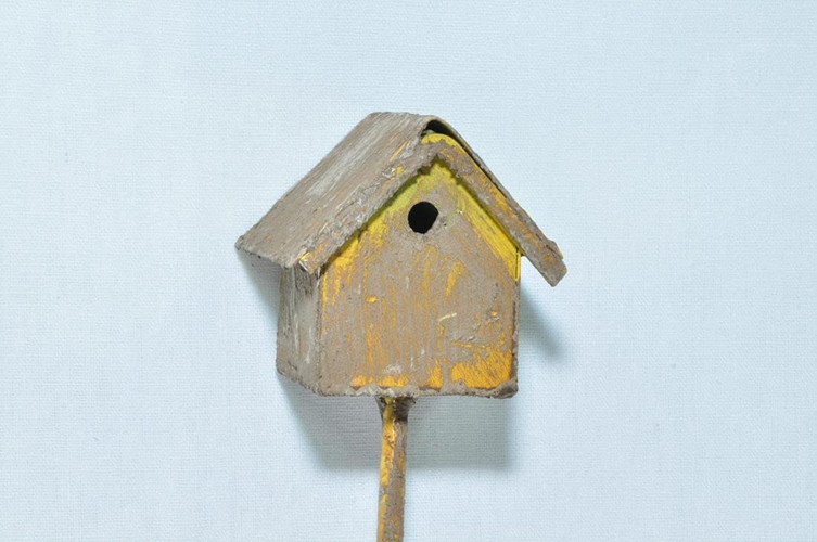 Fairy Garden Miniature Bird House Pick, Sold by each- 1 Piece