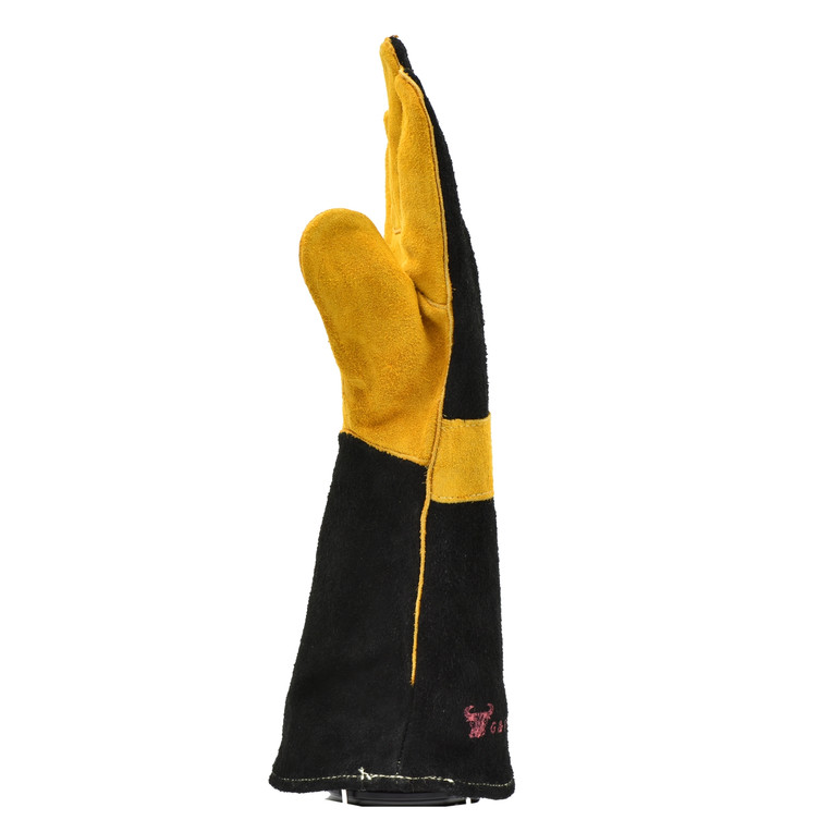 8113suede 14.5" Suede Cowhide Leather Gloves, Sold by each- 1 Pair